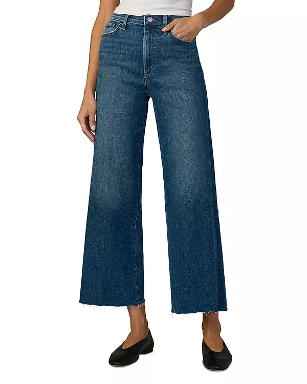 

Джинсы Mia с высокой посадкой, широкими штанинами и длиной до щиколотки (Candor) Joe'S Jeans, синий