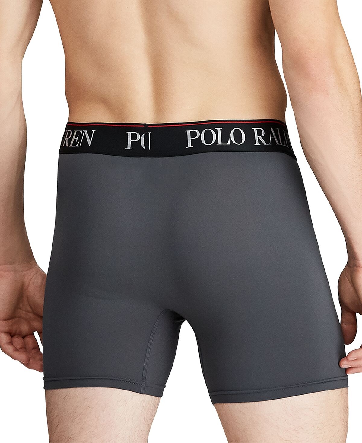 Мужской комплект из 3 штук. Трусы-боксеры из микрофибры 4-D Flex Cool Polo Ralph Lauren — фото 2