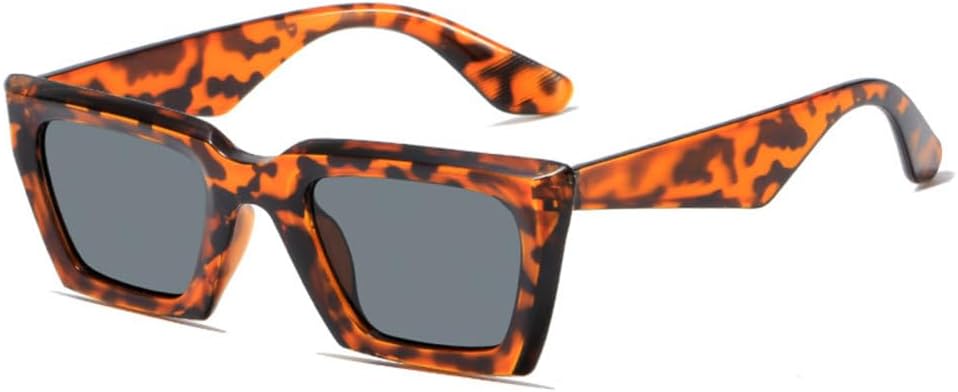 

Солнцезащитные очки в стиле ретро с большой квадратной оправой, модные солнцезащитные очки для женщин, повседневные очки с защитой от ультрафиолета UV400 (2027 год) MTZJH, A2