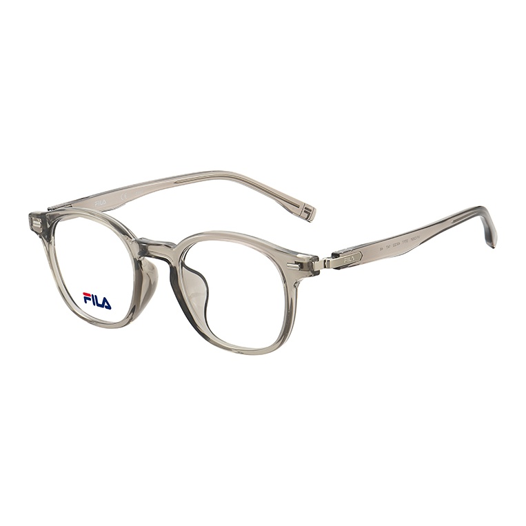 

FILA Пластиковая круглая оправа для очков унисекс, 07F7 Transparent Tea Brown