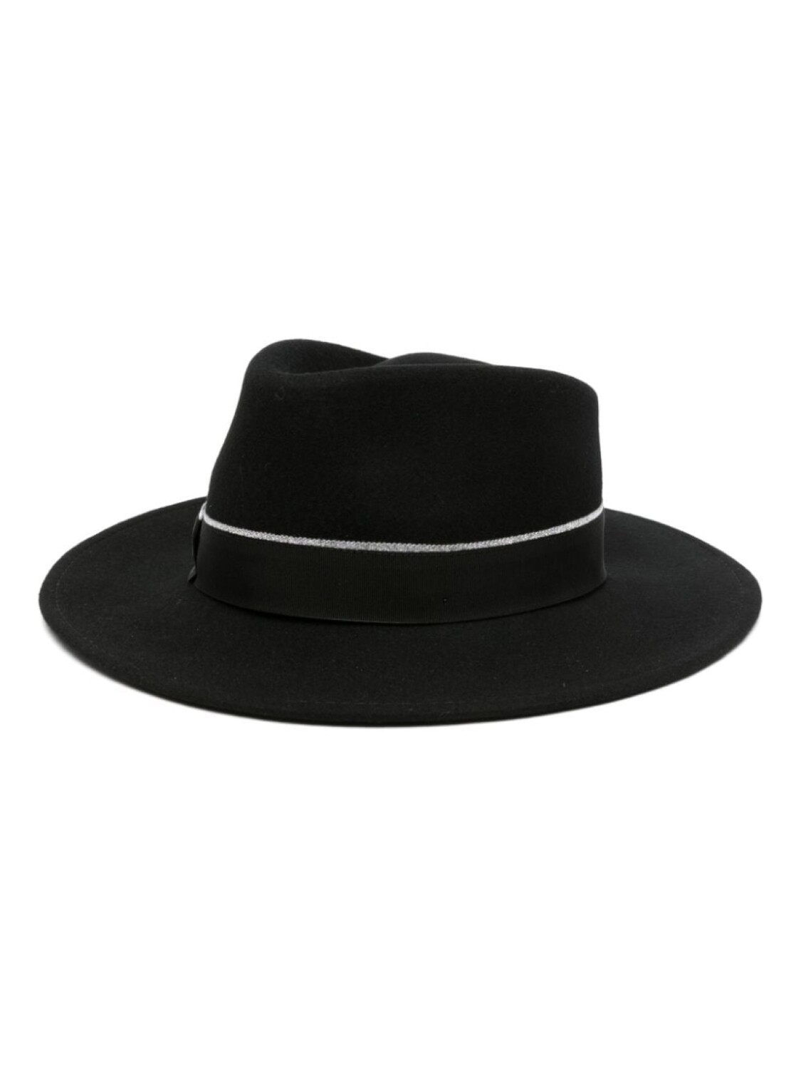 

Borsalino шерстяная шляпа с бантом, черный