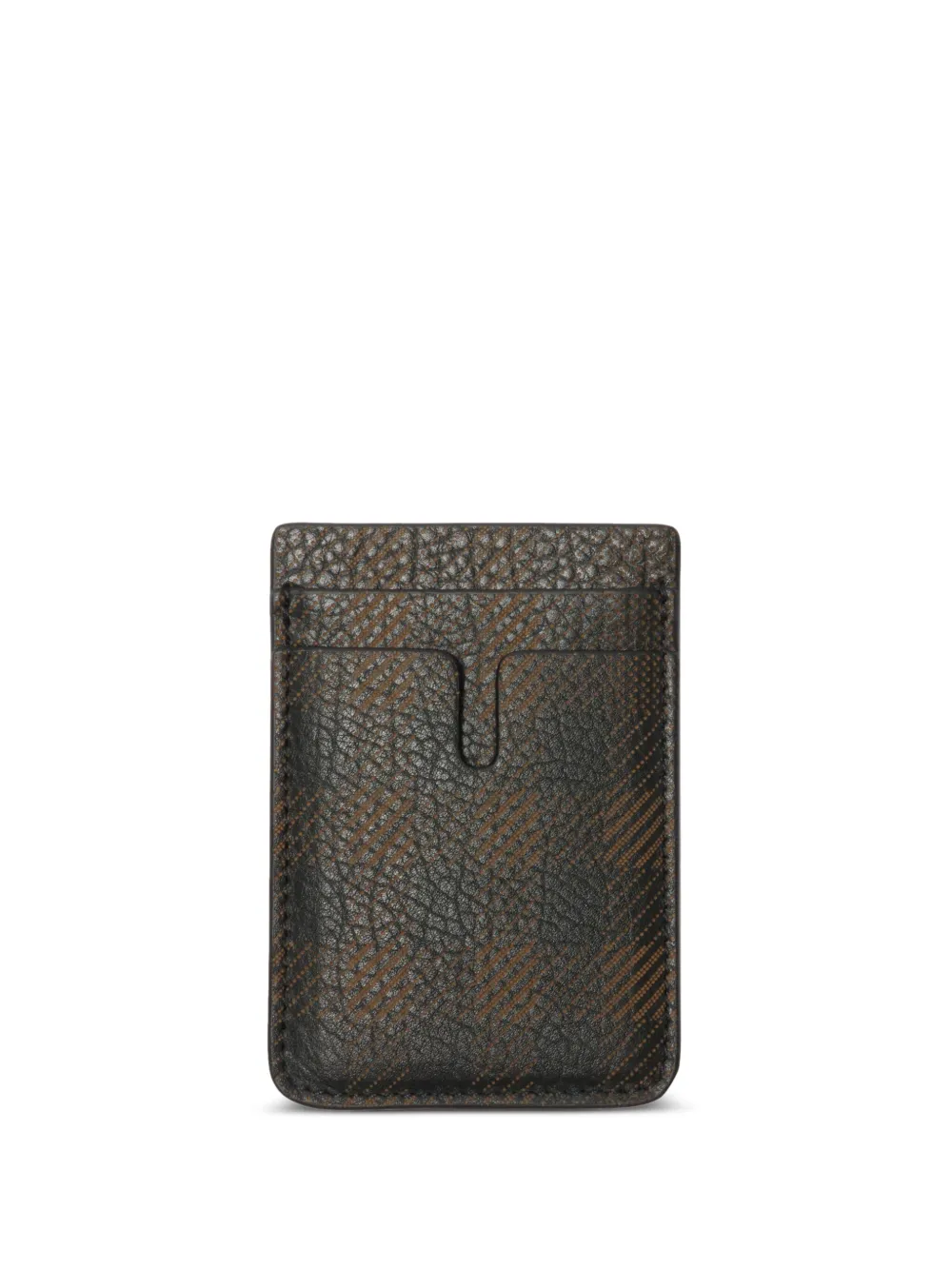 

Картхолдер в клетку BURBERRY, черный