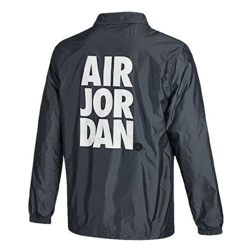 

Куртка Air Jordan Alphabet Printing Woven logo Sports Jacket Black