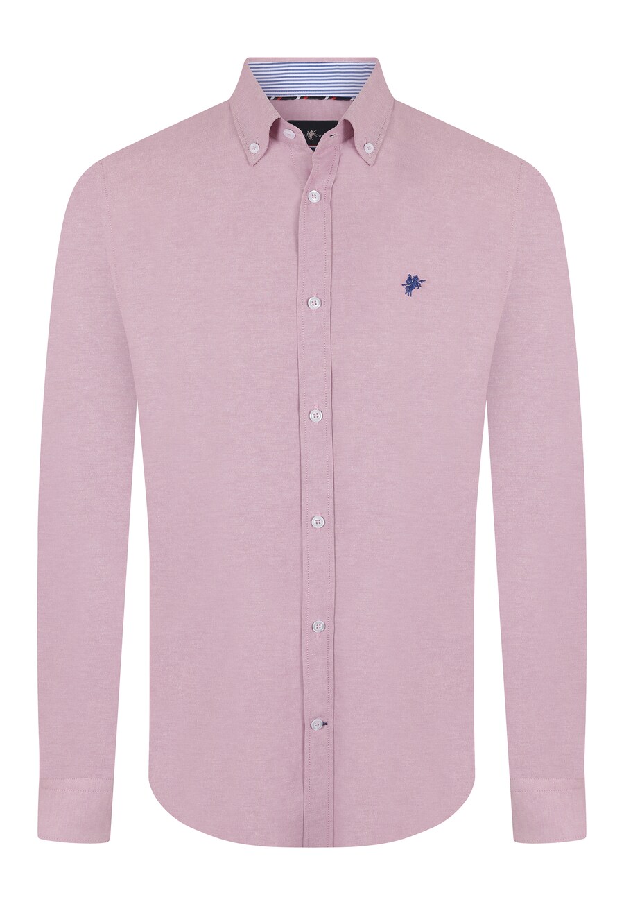 

Рубашка обычного кроя на пуговицах DENIM CULTURE Hugo, цвет mottled pink