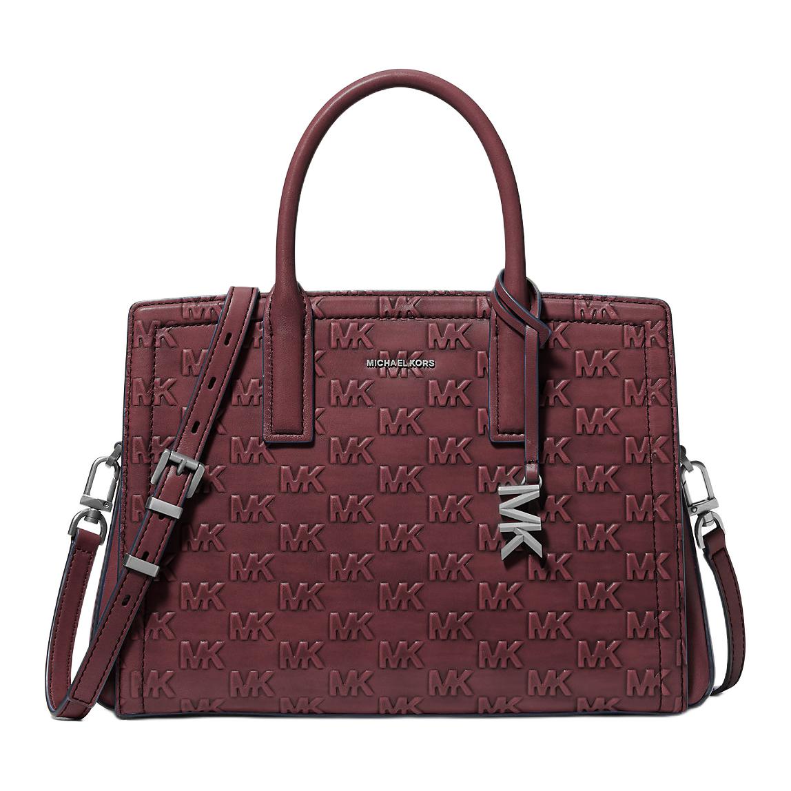 

MICHAEL KORS Лайла Овчина Сумка через плечо Средняя Женская Коричневая Красная
