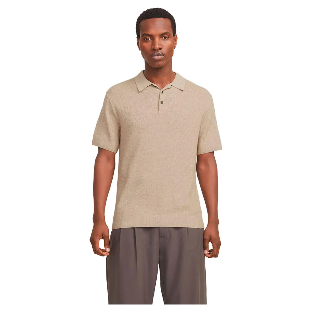 

Поло с коротким рукавом Jack & Jones Cooper, бежевый