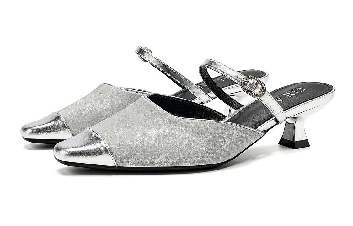 Туфли женские повседневные Women's Casual Shoes Women's Silver Eblan, серебряный — фото 3
