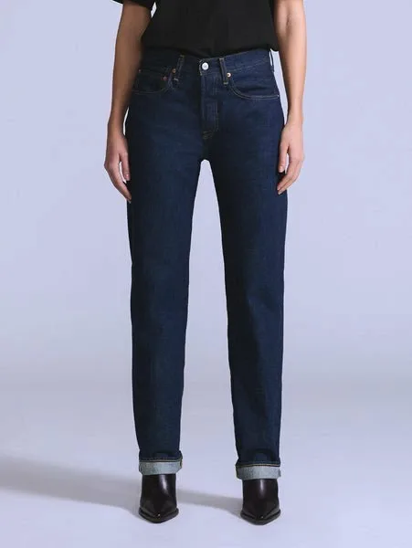 Джинсы BLUETAB 501(R) в стиле 70-х, темно-синие, произведены в Японии Levi's, Dark Indigo - Flat Finish