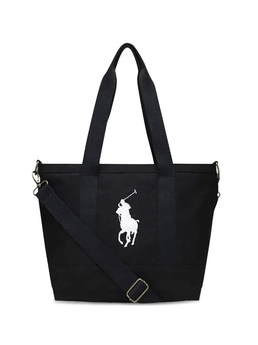 Сумка на плечо Polo Ralph Lauren Kids с логотипом, черная