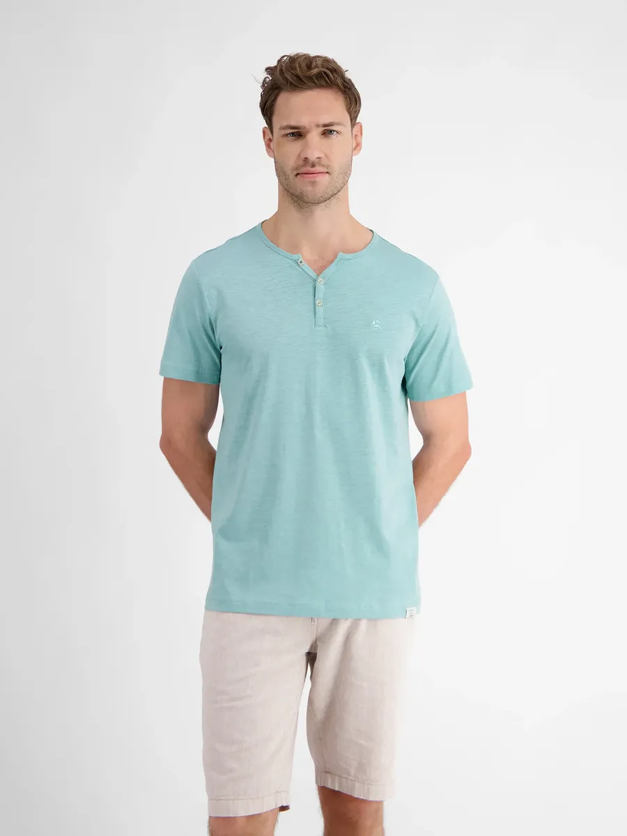 

Футболка LERROS Henley " Рубашка LERROS Basic Henley ", синий