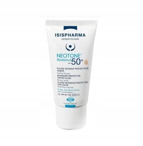 

Окрашивающая сыворотка средней интенсивности, 30 мл Isispharma Neotone Radiance Spf 50+