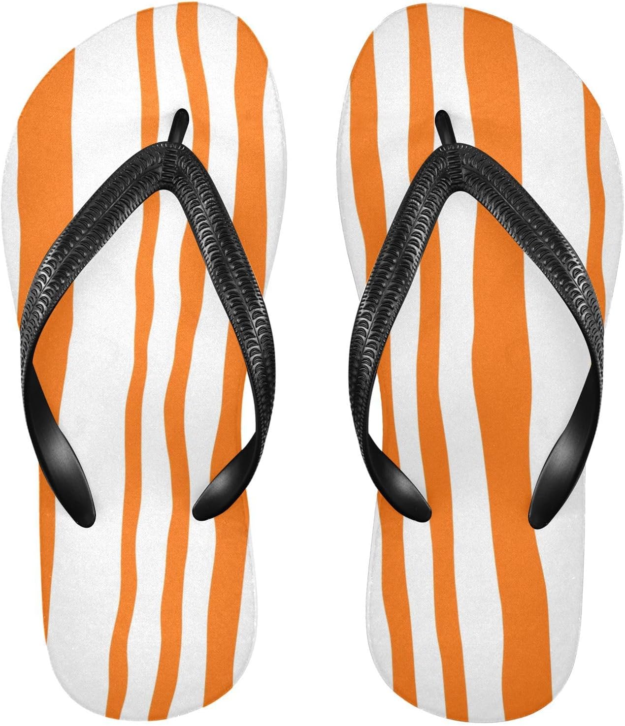 

Женские и мужские пляжные шлепанцы с оранжевыми полосками для лета и душа 20861810 Kfbe