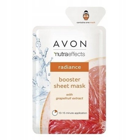 

Осветляющая тканевая маска Avon Nutraeffects