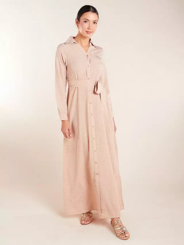 

Платье Aab Polka Dot Maxi, цвет soft pink/multi