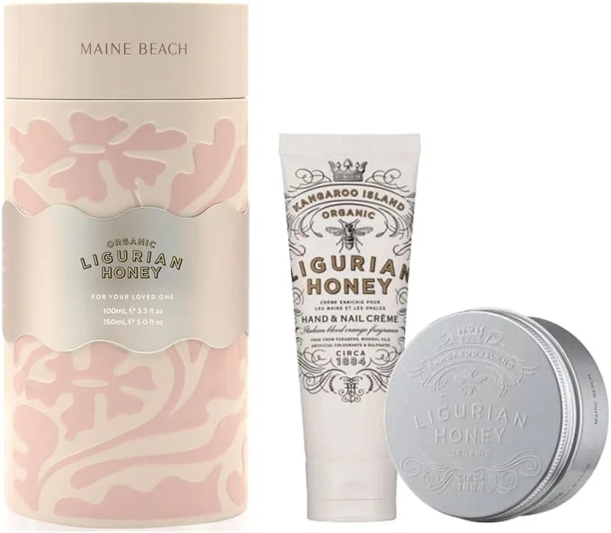 Набор для тела MAINE BEACH Ligurian Honey Loved One Gift Can Mine Beach