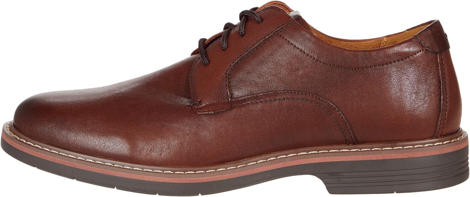 Оксфорды Norwalk Plain Toe Oxford Florsheim, цвет Cognac Milled Leather — фото 4