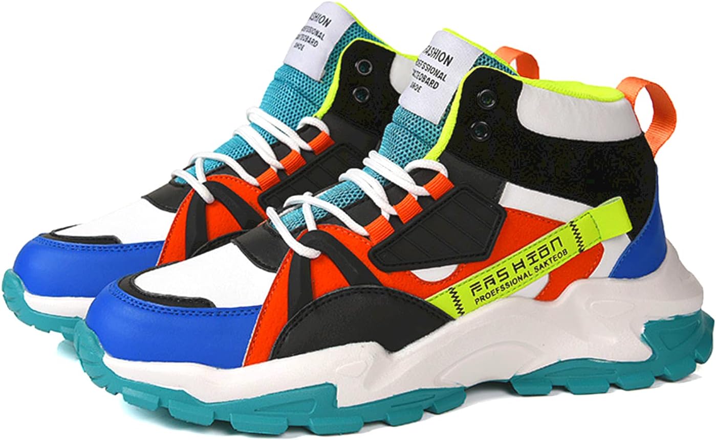 

Мужские модные кроссовки с цветными блоками, повседневные спортивные туфли, массивные кроссовки на платформе Floette, A4