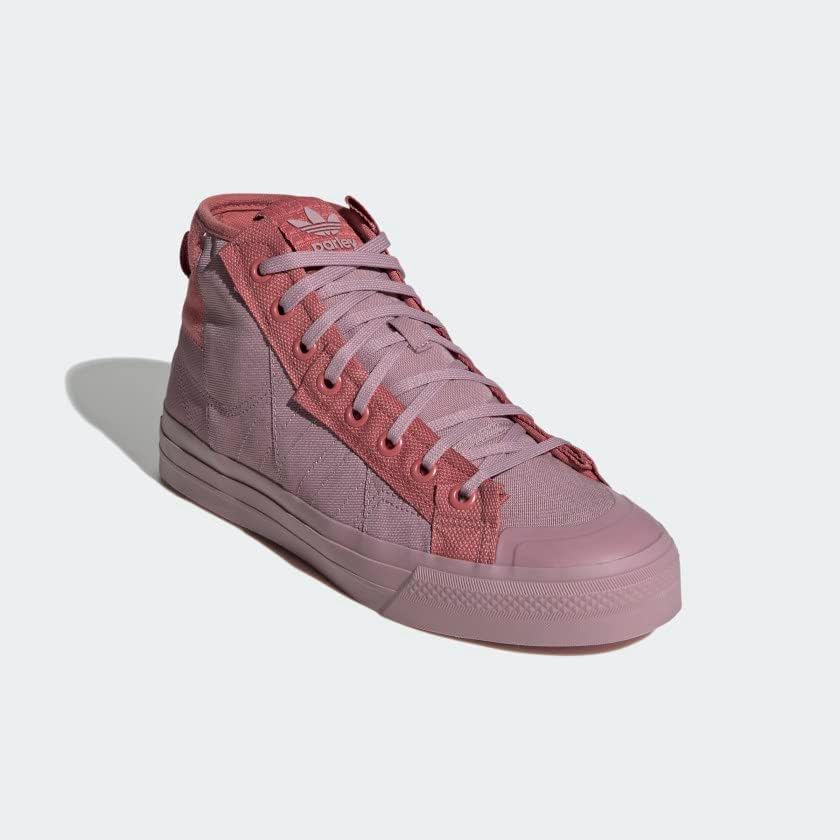 Кроссовки adidas Originals Nizza Hi RF для мужчин, Magic Mauve/Magic Mauve/Wonder Red — фото 4