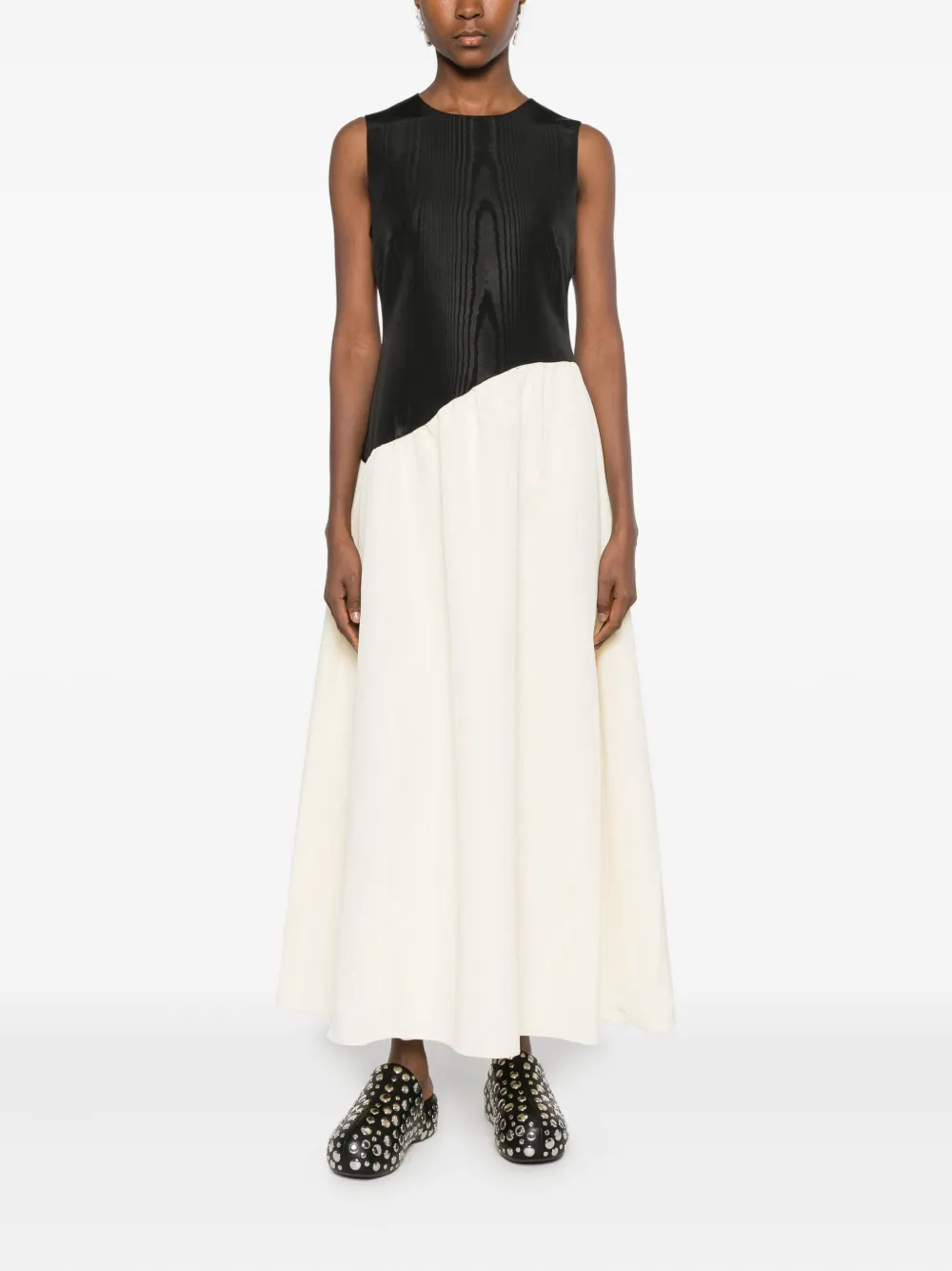 

Миди-платье с эффектом муаре Simon Miller, белый