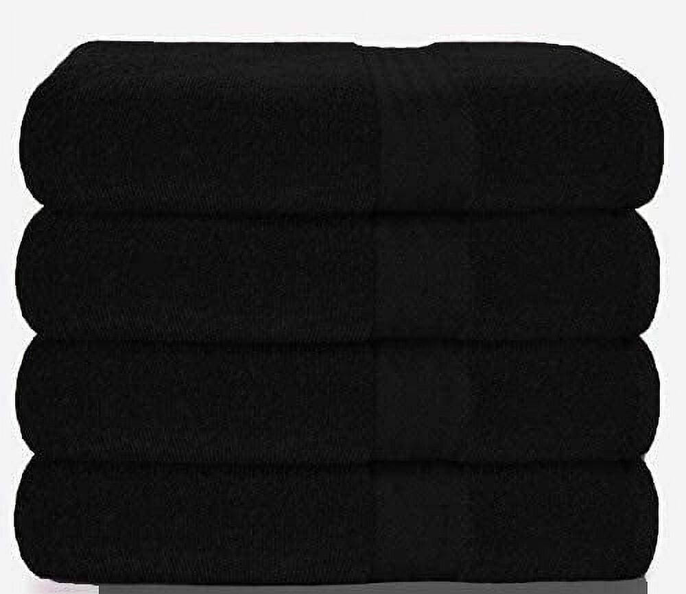 

Набор банных полотенец GLAMBURG Premium Cotton 4 шт, черный
