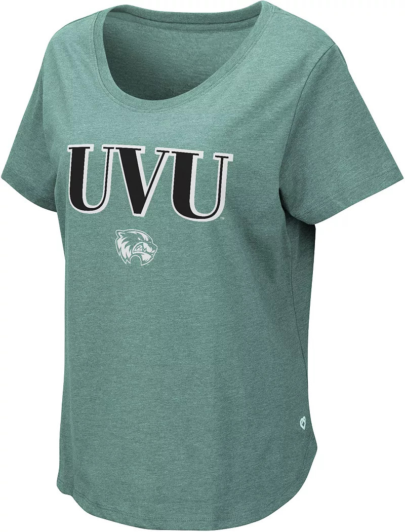 

Женская зеленая футболка Colosseum Utah Valley Wolverines