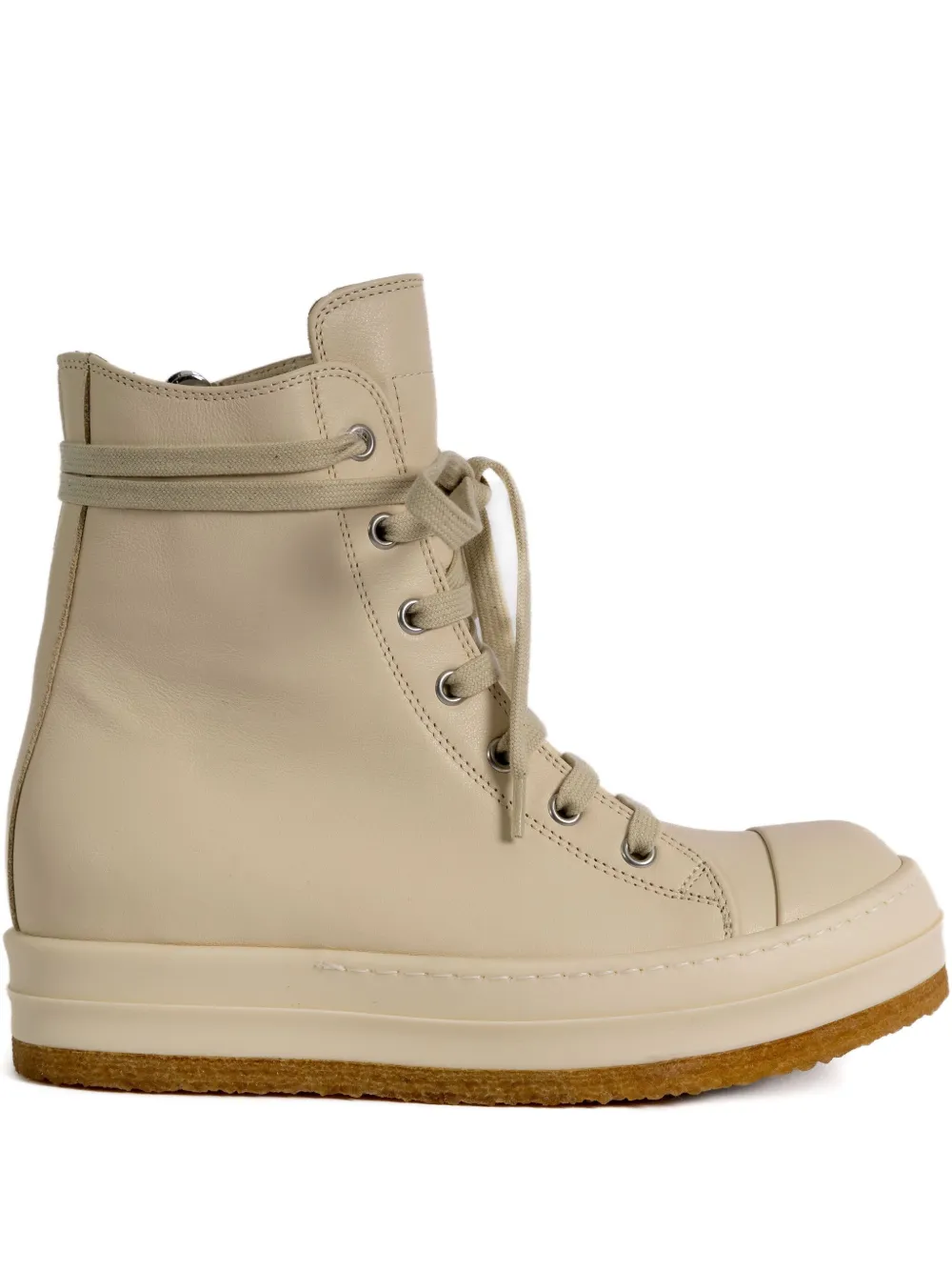 Кроссовки на молнии Rick Owens, нейтральный