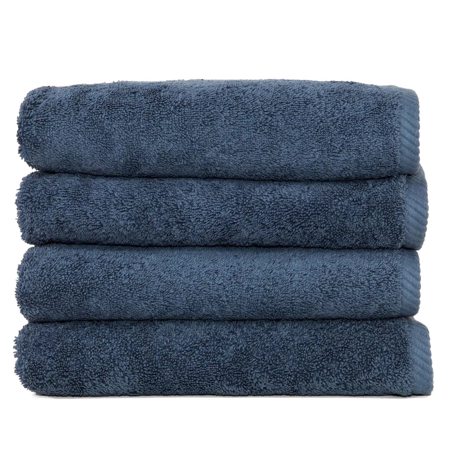 

Линум Текстиль для дома Soft Twist 4 уп. Полотенца для рук, темно-синий