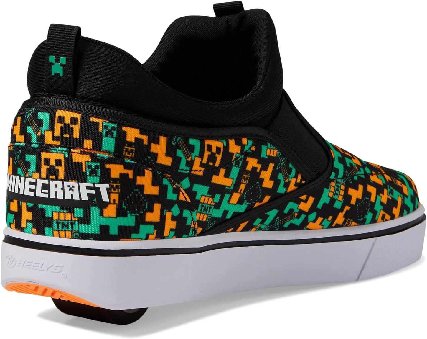 Кроссовки Heelys Mens J3t-fx Minecraft, черный/оранжевый/синий — фото 3