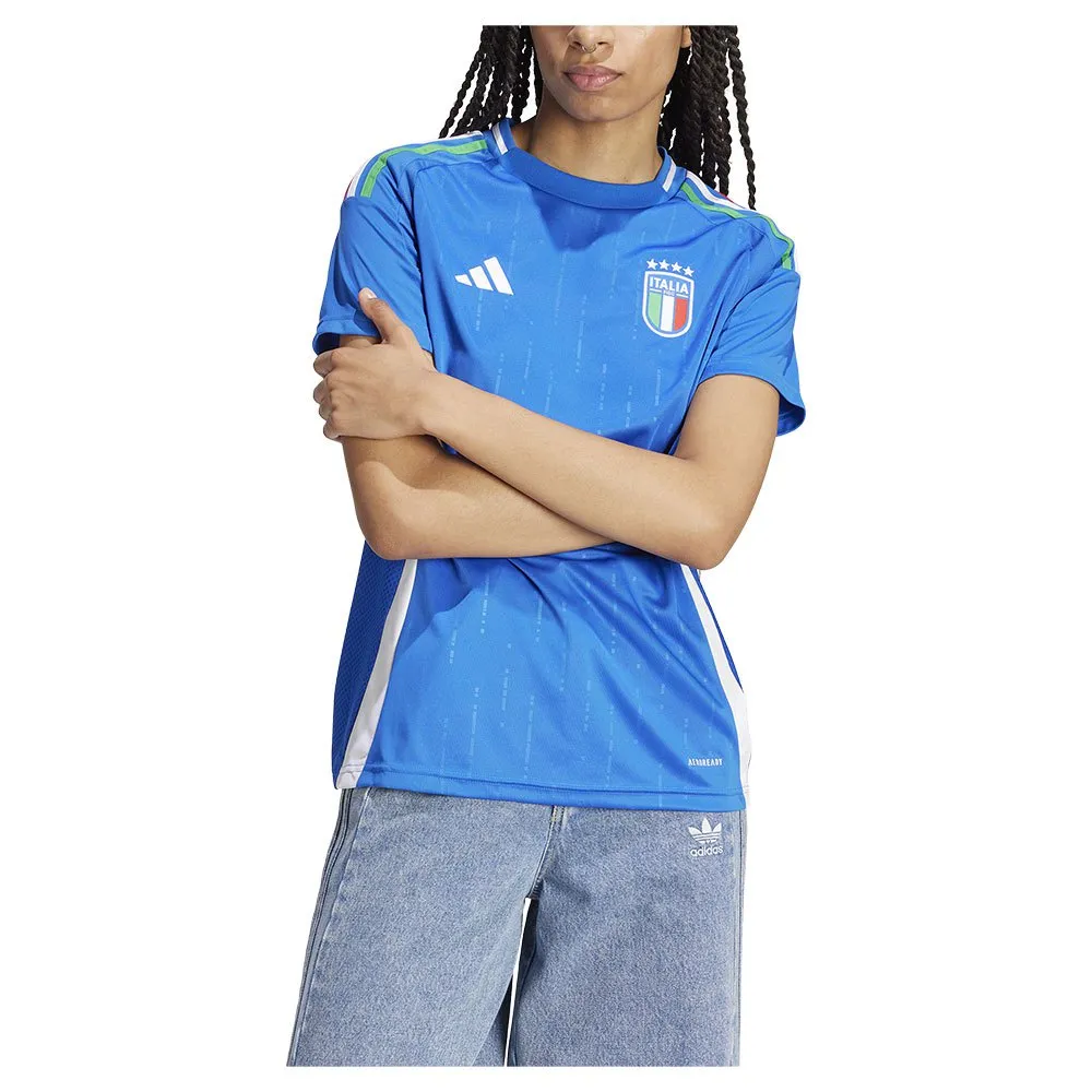 

Футболка с коротким рукавом adidas Italy 23/24 home Woman, синий