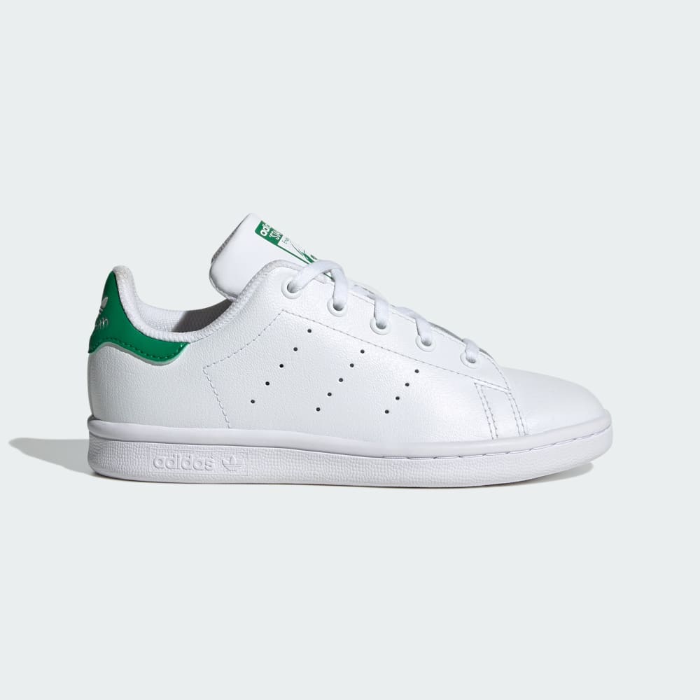 

Кроссовки Adidas Stan Smith Shoes Kids, цвет Cloud White/Cloud White/Green