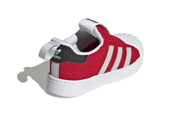Кроссовки оригинальные superstar 360 shoes Adidas, красный — фото 3