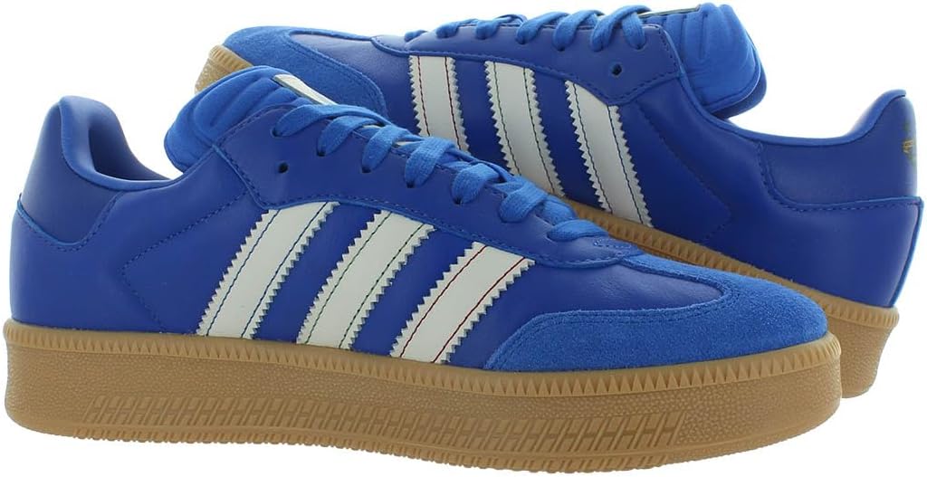 Мужские кроссовки adidas Samba XLG для повседневной носки, белый/синий — фото 3