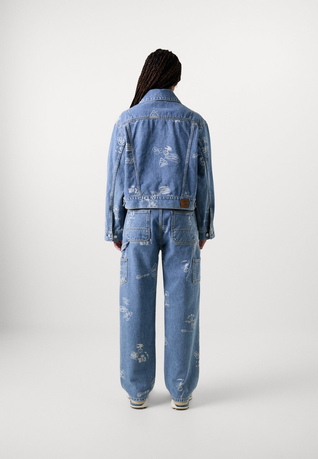 

Джинсовая куртка STAMP JACKET Carhartt WIP, синий деним