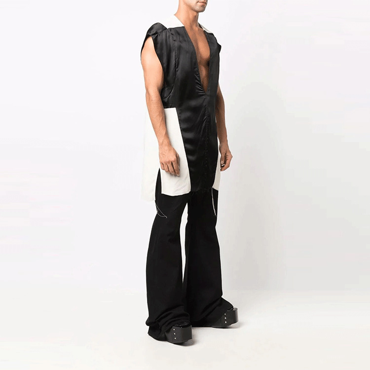 

Майка мужская черный/белый Rick Owens, черный/белый