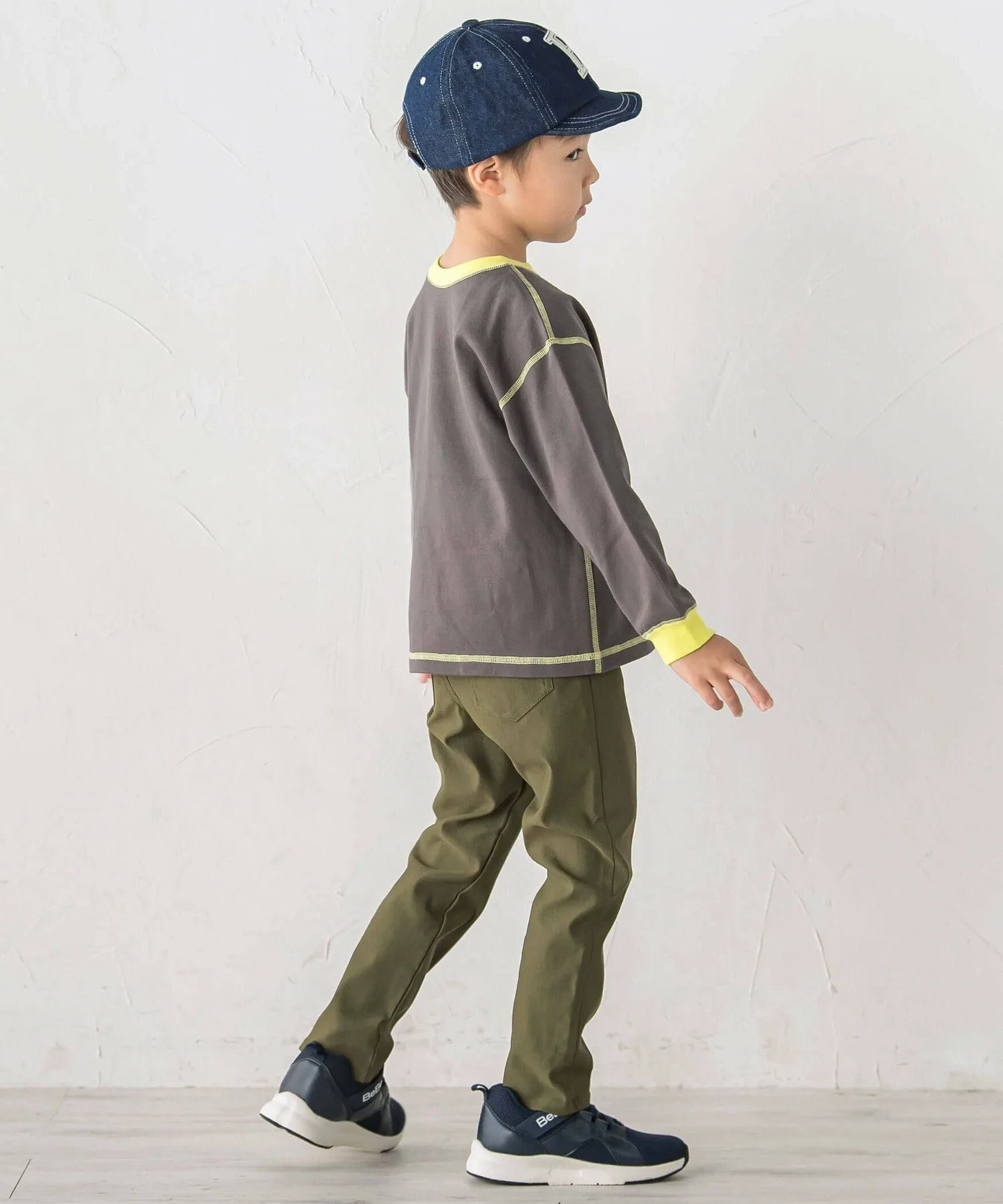 Удобные в носке брюки из эластичной саржи (90-150 см) SLAP SLIP, Khaki (green) — фото 2