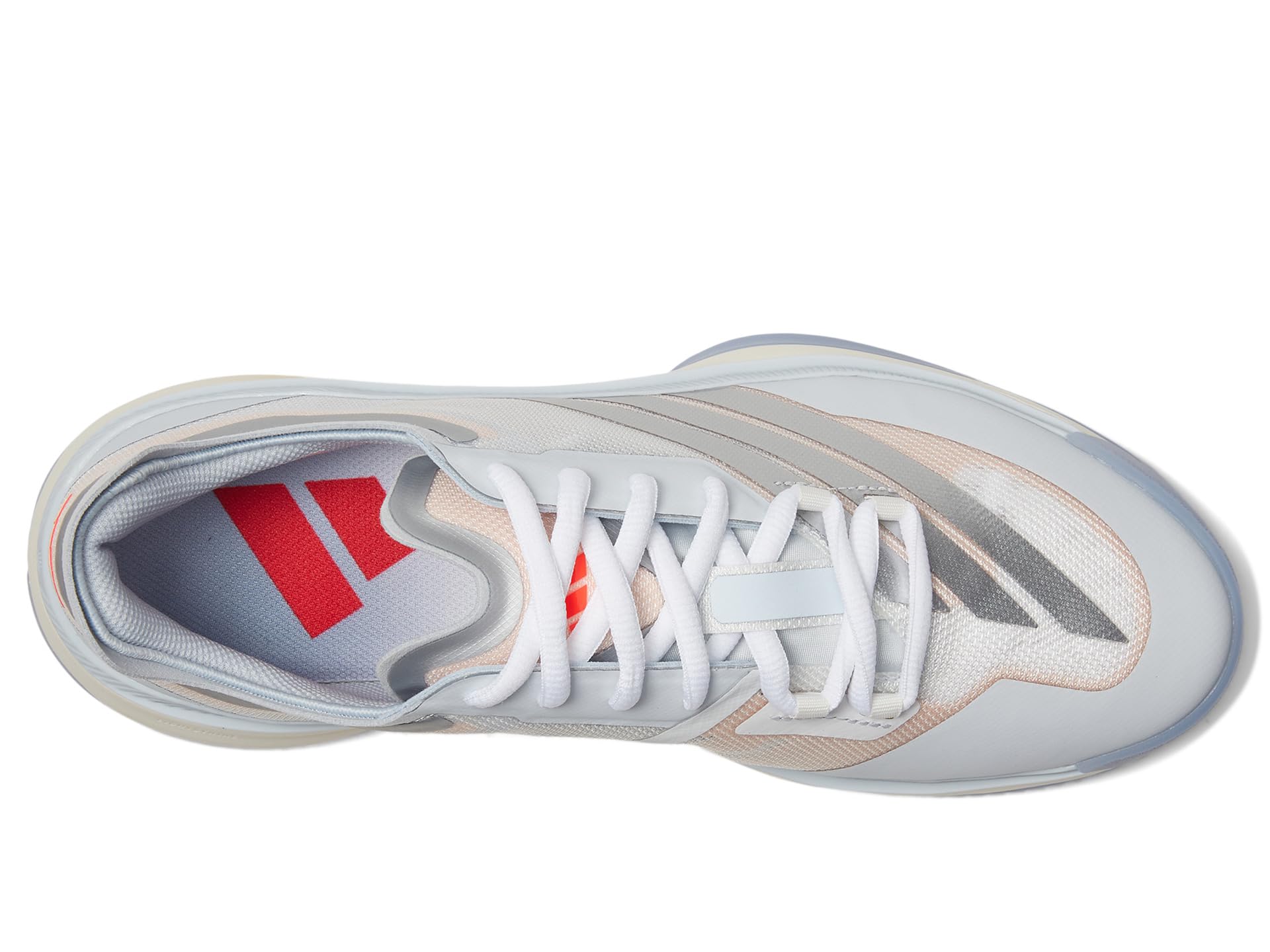 Кроссовки Unisex adidas adiZero Select 3.0 Basketball Shoes, цвет Halo Blue/Silver Metallic/Powder Coral — фото 2