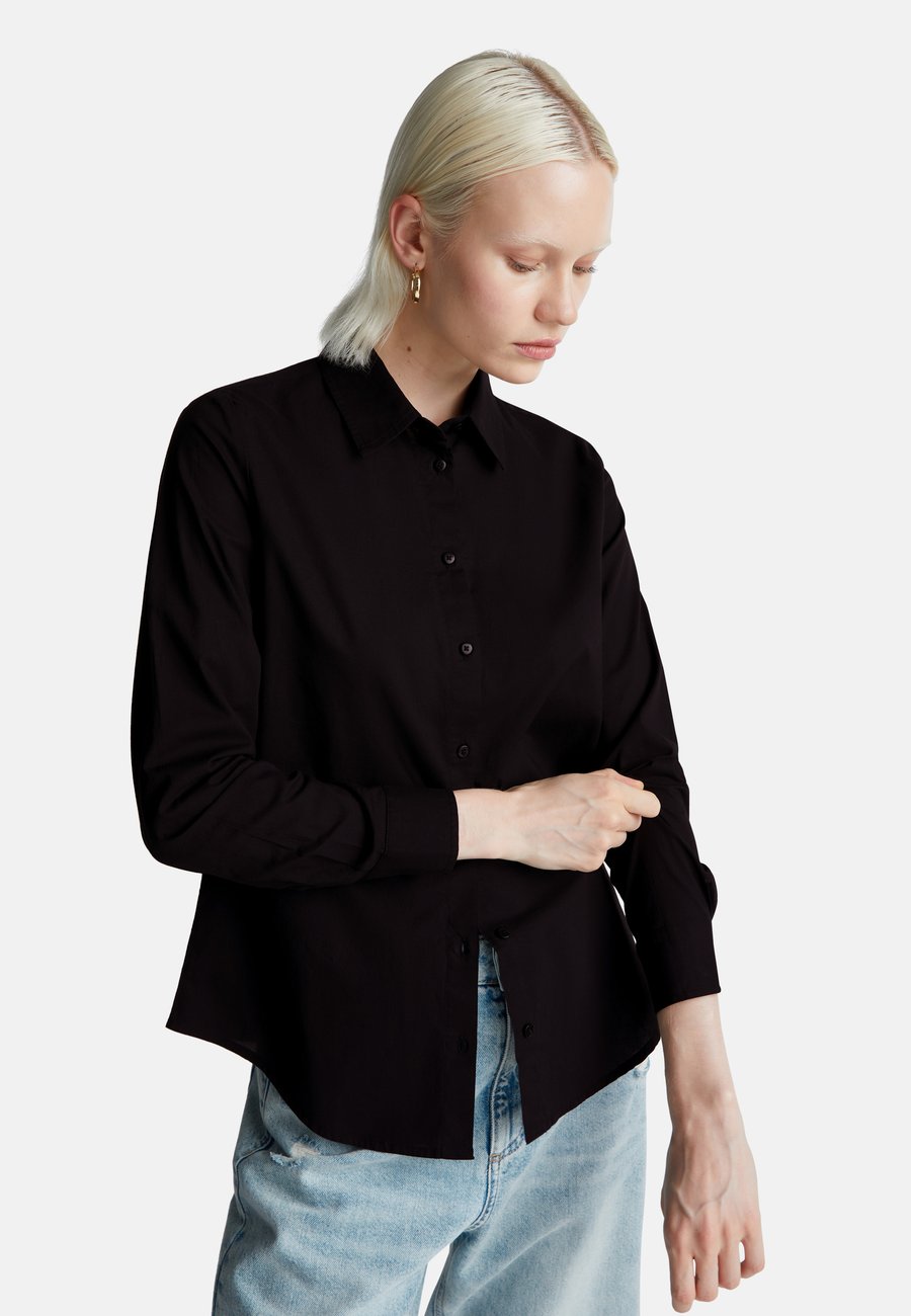 

Блуза United Colors of Benetton Button-down blouse, Black