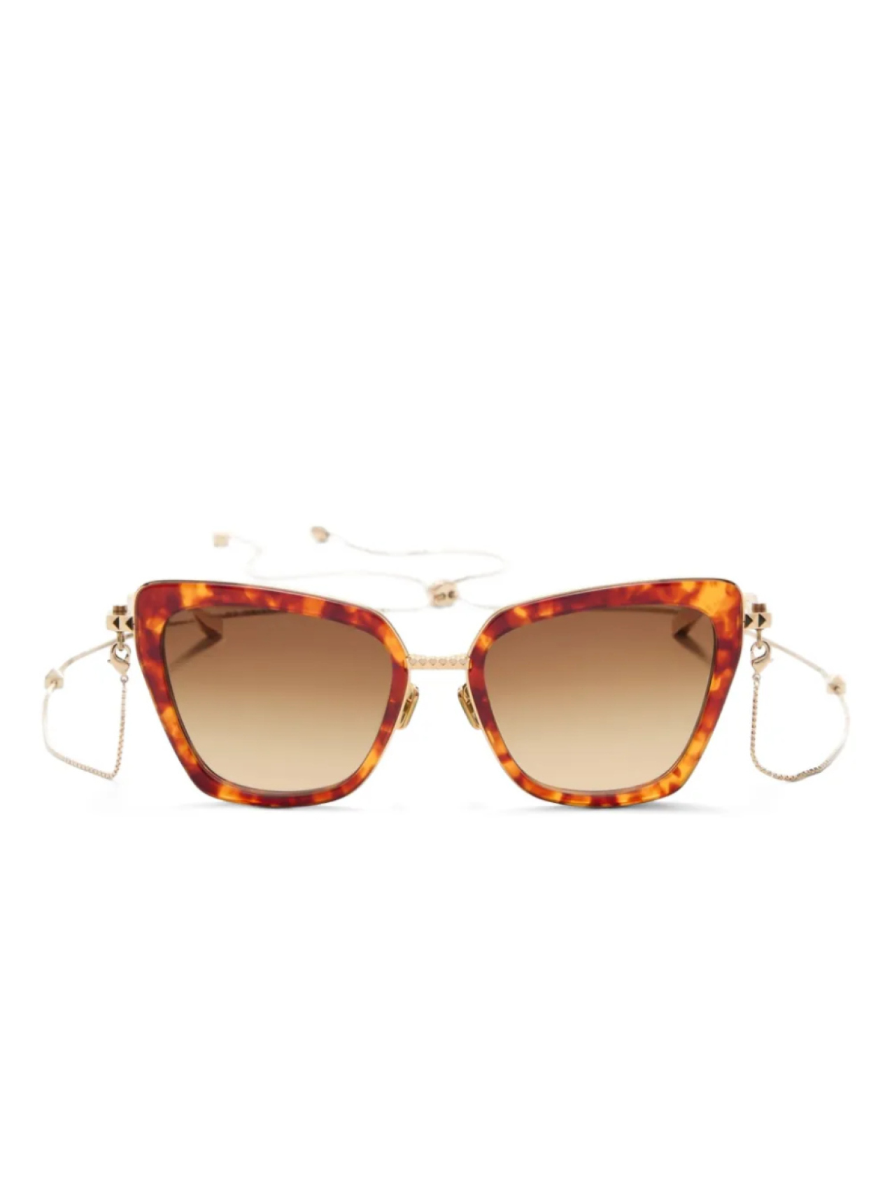 

Солнцезащитные очки VALENTINO GARAVANI EYEWEAR VLS165 B с цепочкой, коричневый