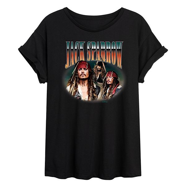 

Футболка Juniors' Jack Sparrow bootleg oversized Disney