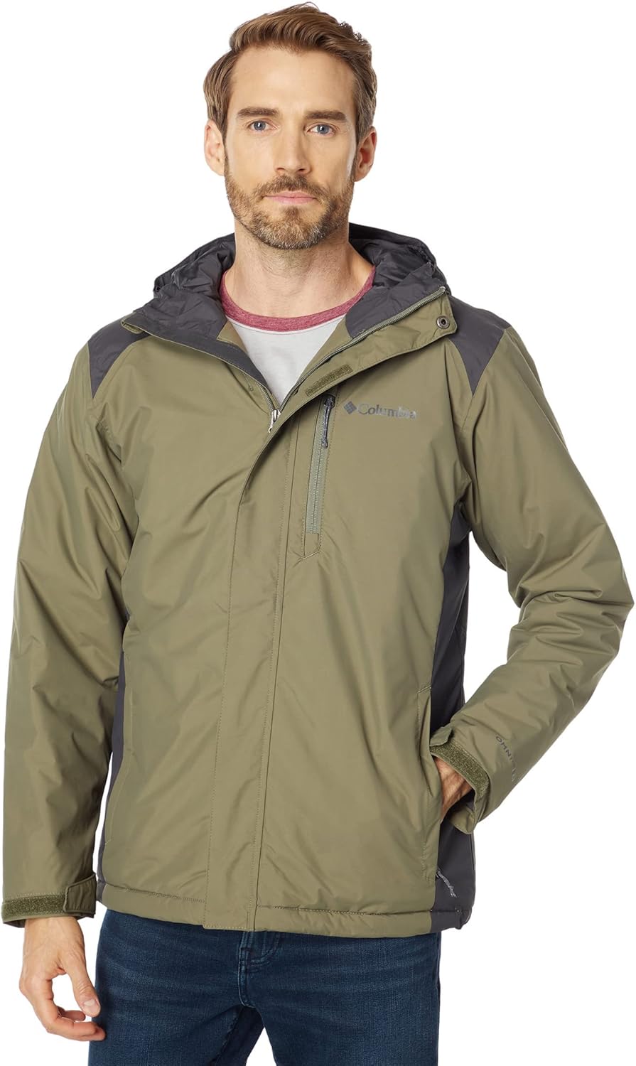 

Куртка мужская Columbia Tipton Peak утепленная, Stone Green/Shark