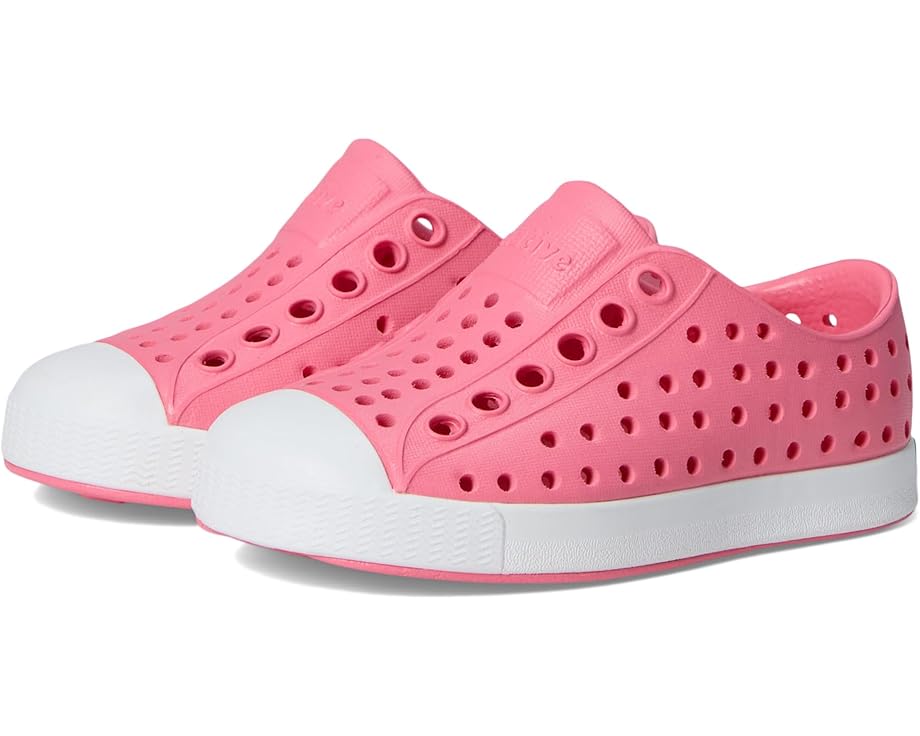 

Кроссовки Native Shoes Kids Jefferson, цвет Flamingo Pink/Shell White