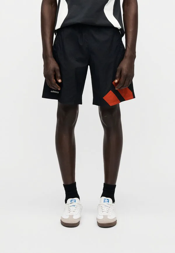 Шорты Adidas Originals, Black/Better Scarlet — фото 4