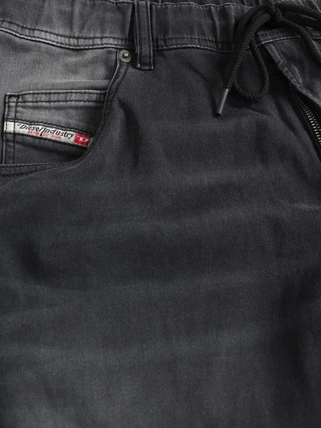 Зауженные джинсы Diesel 2030 D-KROOLEY JOGGJEANS Superstretch & Supersoft, темно-серый — фото 4