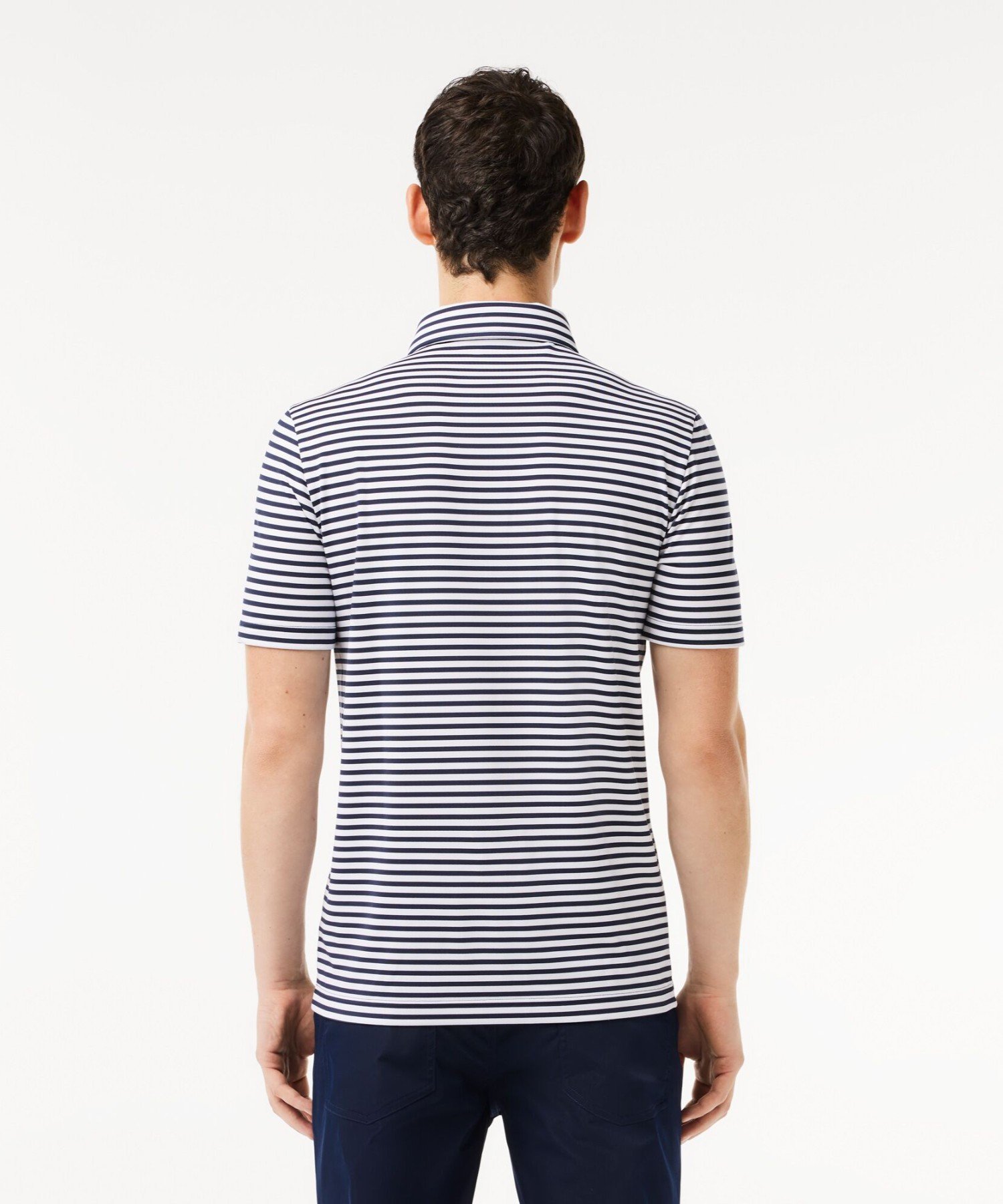 Футболка-поло LACOSTE Navy с УФ-защитой UPF50+