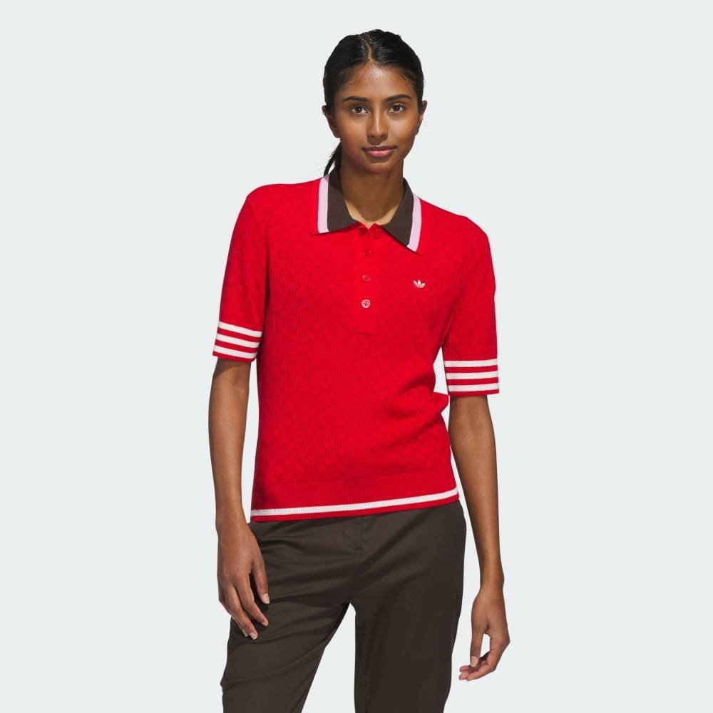 Вязаная рубашка поло Originals Adidas, Red
