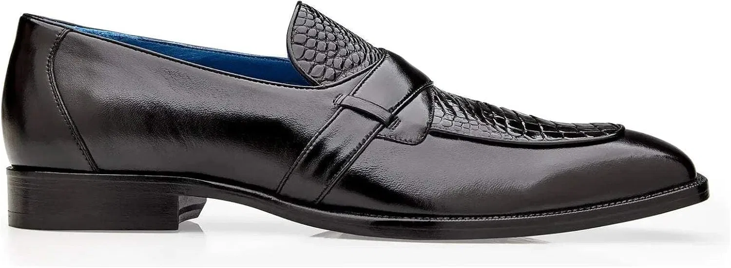 Лоферы мужские Belvedere Tornado American Alligator, Black — фото 2