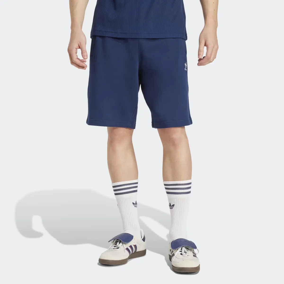 

Мужские шорты с трилистником Adidas Originals Essentials, темно-синий