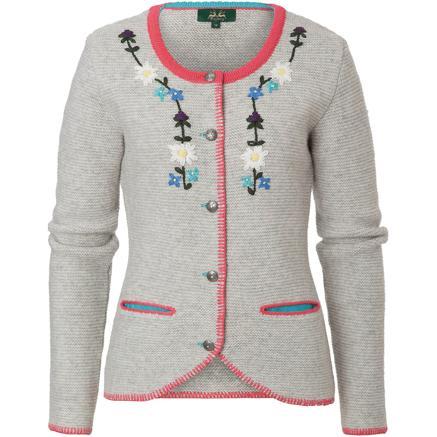 

Толстовка Wiesnkönig Strickjacke Claris, светло-серый