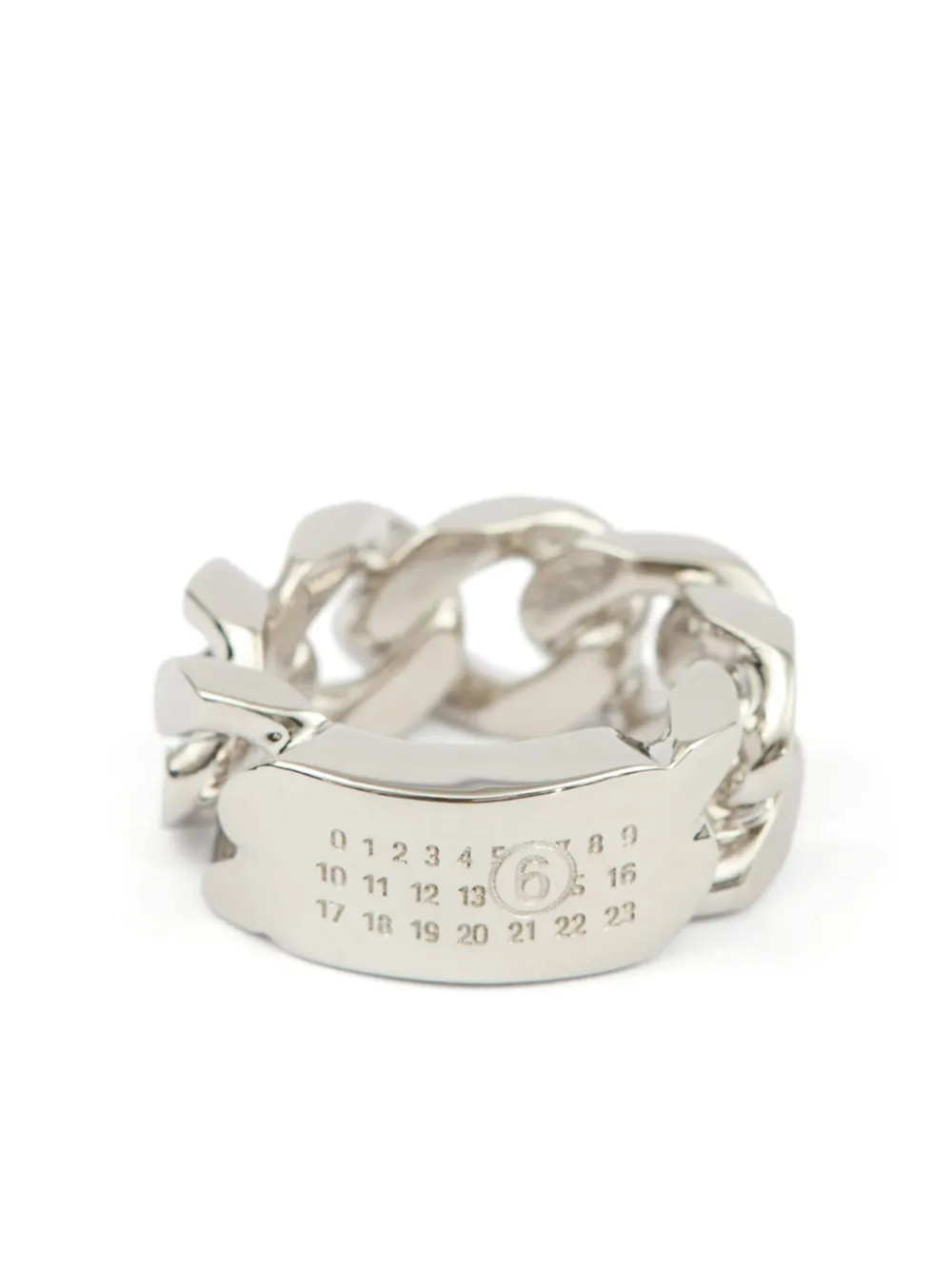 

Кольцо Minimal MM6 Maison Margiela, серебяный