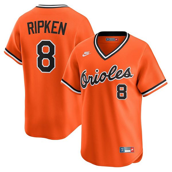 Мужская майка Baltimore Orioles Cal Ripken Sr оранжевая Cooperstown Collection Nike — фото 2